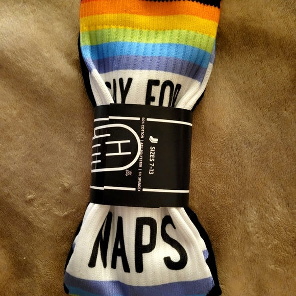 *NWT* LOOKHUMAN Gay for Naps Socks - Picture 3 of 3
